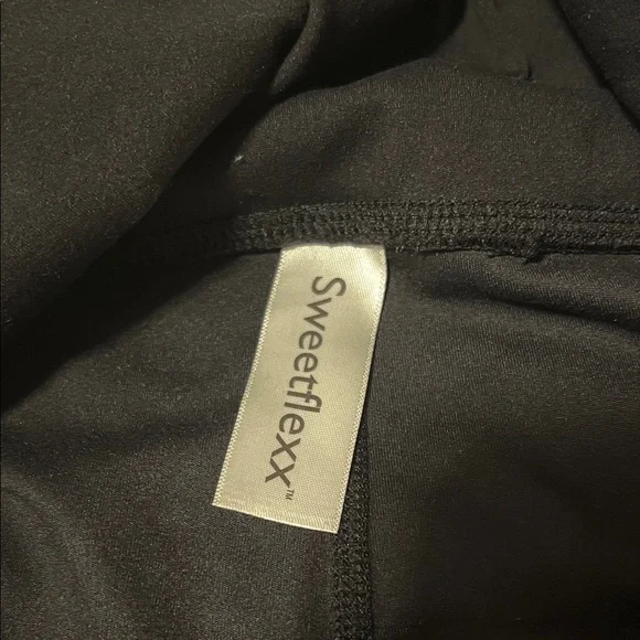 Sweetflexx Resistance Band Black Women's Leggings Size 8 - Picture 2 of 4